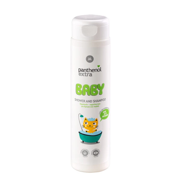 Medisei Panthenol Extra Baby Shower & Shampoo Σαμπουάν & Αφρόλουτρο για Βρέφη και Παιδιά, 300ml