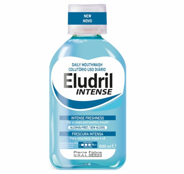 Elgydium Eludril Intense Στοματικό Διάλυμα Καθημερινής Προστασίας για Έντονη Αίσθηση Φρεσκάδας, 500ml