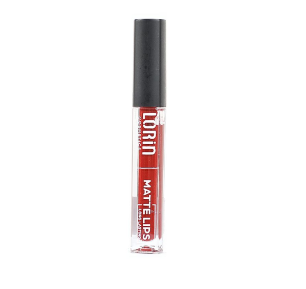 Lorin Liquid Lip Matte LipGloss Μεγάλης Διάρκειας No36 Απόχρωση Scarlet Red, 5ml