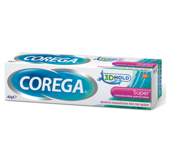 Corega Super Στερεωτική Κρέμα Τεχνητής Οδοντοστοιχίας, 40gr