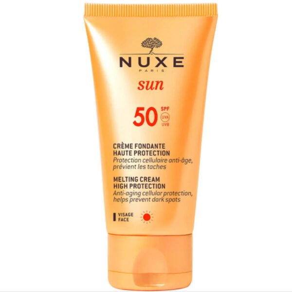 Nuxe Sun Melting Cream, Αντηλιακή Αντιγηραντική – Κρέμα Προσώπου SPF50, 50ml