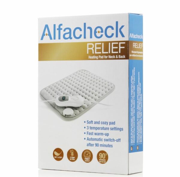 Alfacheck Relief Ηλεκτρική Θερμοφόρα για τη Μέση & τον Αυχένα 40x30cm
