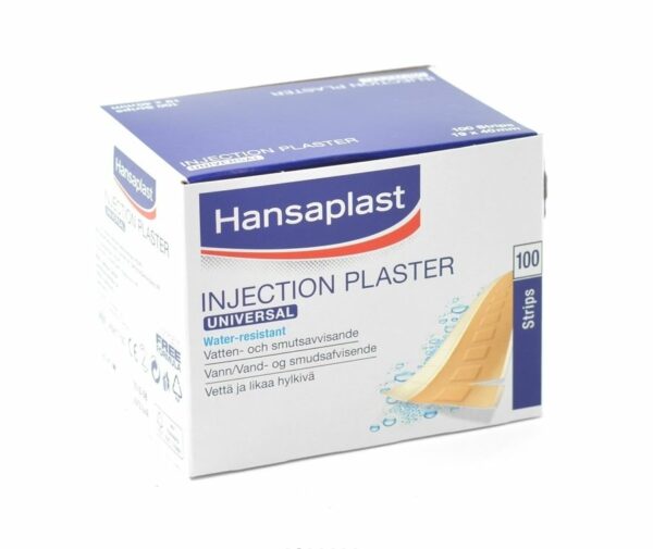 Hansaplast Universal Injection Plaster Αδιάβροχα Επιθέματα Πληγών (19x40mm), 100 Tεμάχια