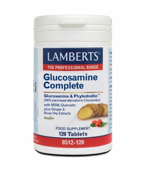 Lamberts Glucosamine Complete Vegan Συμπλήρωμα για την Υγεία των Αρθρώσεων, 120 Ταμπλέτες
