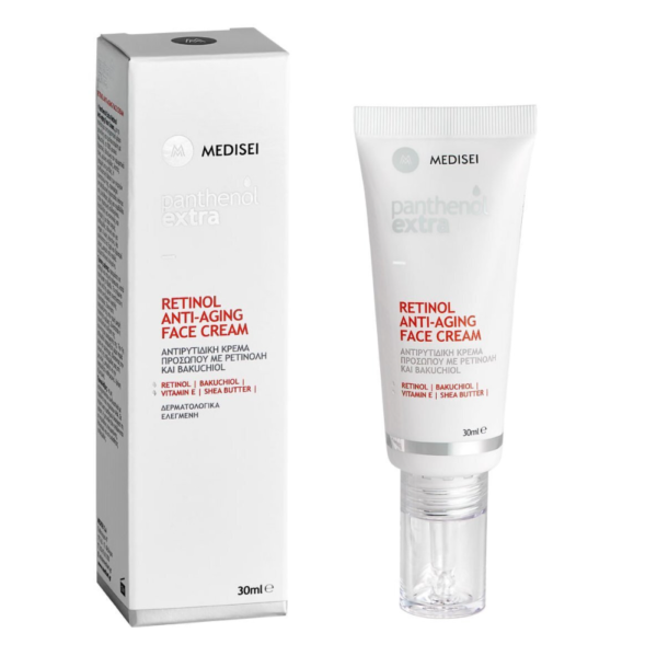 Medisei Panthenol Extra Retinol Anti-Aging Face Cream Αντιγηραντική Κρέμα Προσώπου, 30ml