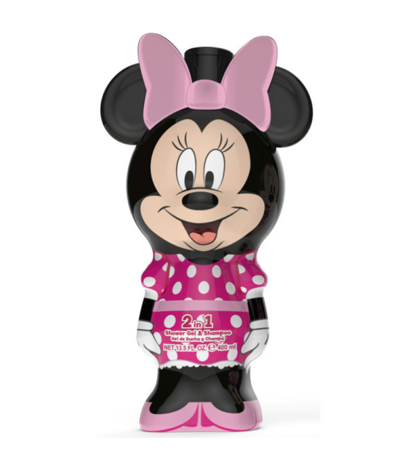 Air-Val Disney Minnie Mouse Shampoo & Shower Gel 2 in 1 (2D) Παιδικό Σαμπουάν & Αφρόλουτρο, 400ml