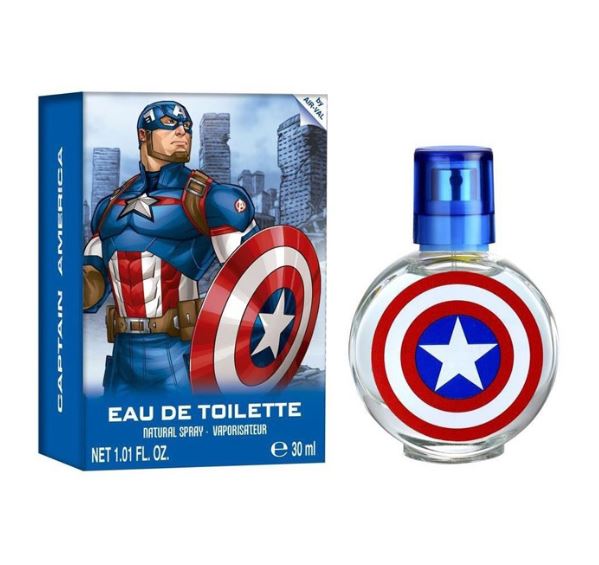 Air-Val Marvel Avengers Captain America Eau De Toilette Παιδικό Άρωμα με τον Captain America, 30ml