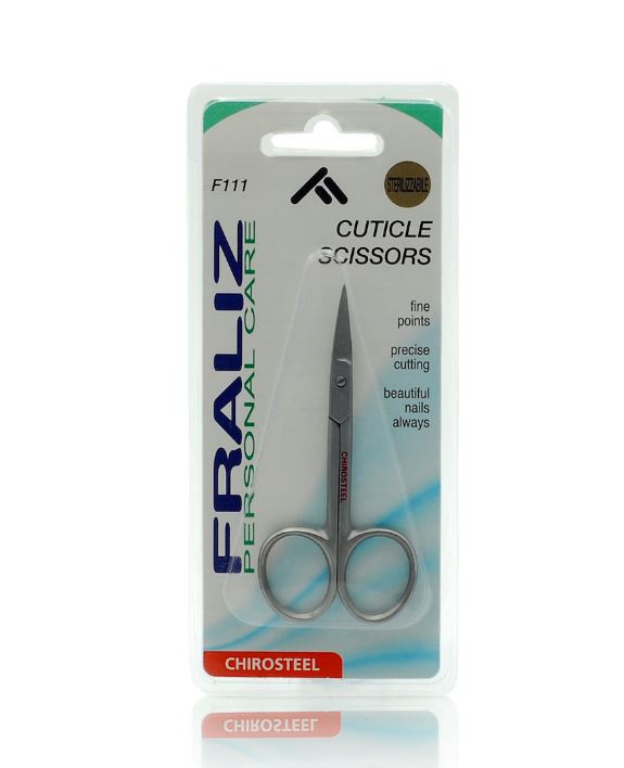 Fraliz F111 Cuticle Scissors Ψαλιδάκι για Πετσάκια Καμπυλωτό, 1 Τεμάχιο