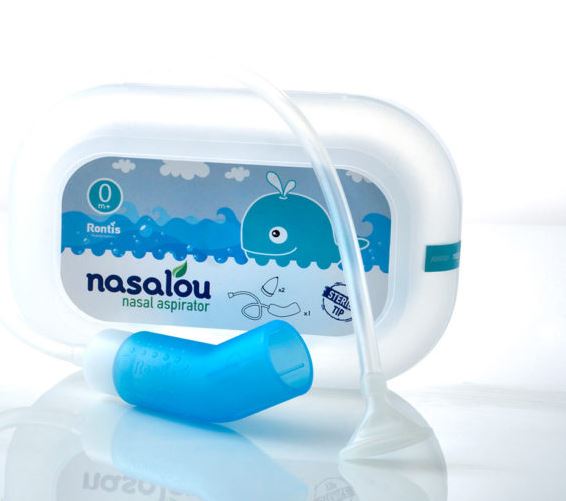 Nasalou Nasal Aspirator Βρεφικός Ρινικός Αποσυμφορητής με Αποστειρωμένα Ρύγχη